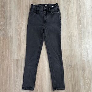 PAIGE Women's Dark Gray Skinny Jeans